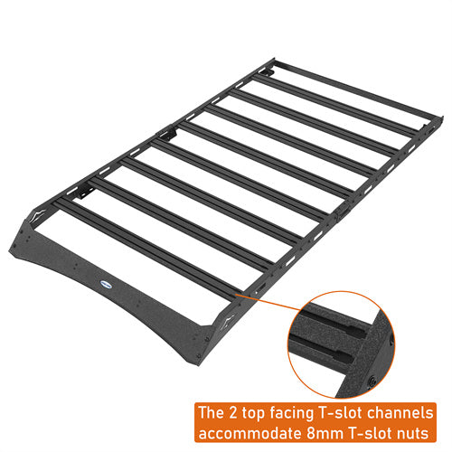 Hooke Road 2003-2009 Toyota 4Runner Roof Rack with 8 cross bars b9853s 8