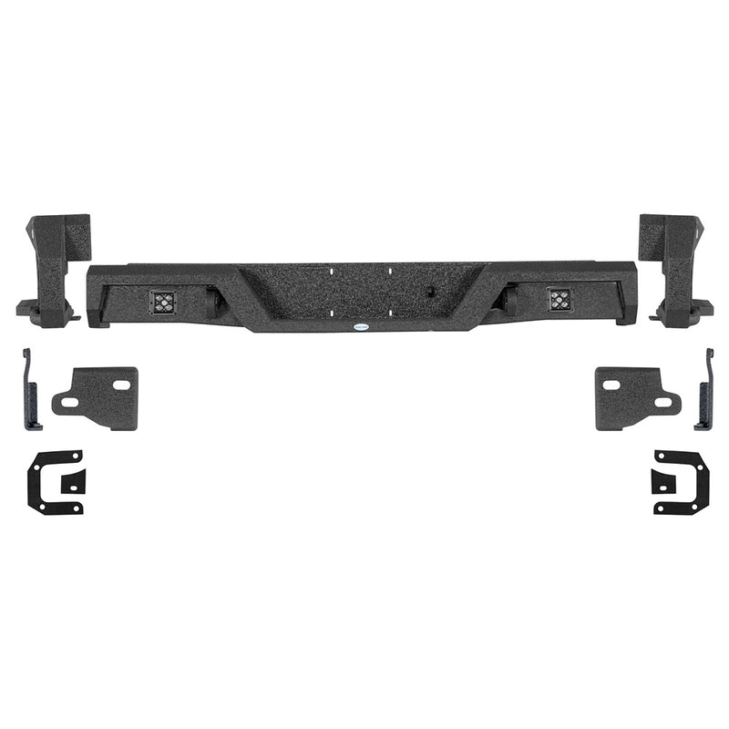 Load image into Gallery viewer, Hooke Road 2005-2015 Toyota Tacoma Rear Bumper w/ Bedside Slider Steps 4

