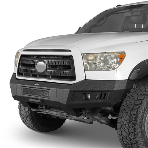 Load image into Gallery viewer, 2007-2013 Toyota Tundra Front Bumper Replacement Textured Black -  HookeRoad  b5209 3
