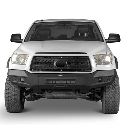 Load image into Gallery viewer, 2007-2013 Toyota Tundra Front Bumper Replacement Textured Black -  HookeRoad  b5209 4
