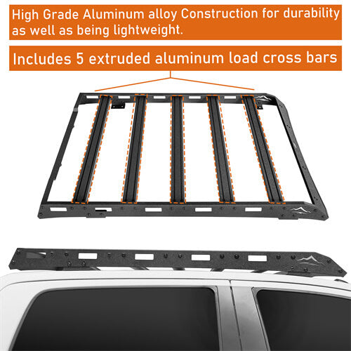 Load image into Gallery viewer, 2007-2013 Toyota Tundra Roof Rack Luggage Rack 4x4 Truck Parts - Hooke Road b5213s 10

