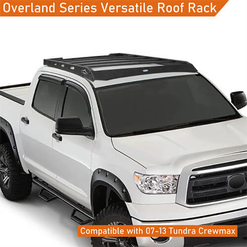Load image into Gallery viewer, 2007-2013 Toyota Tundra Roof Rack Luggage Rack 4x4 Truck Parts - Hooke Road b5213s 7
