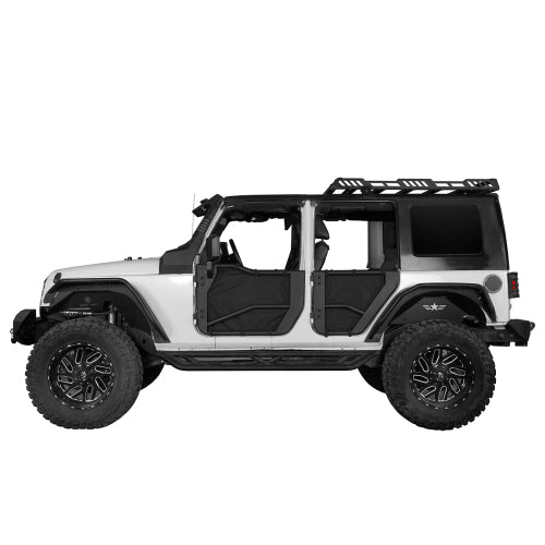 Load image into Gallery viewer, 2007-2018 Jeep Wrangler JK Tube Half Doors w/Door Shade Skins - HookeRoad B2075 1
