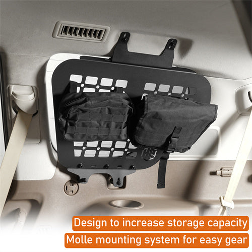 Load image into Gallery viewer, 2010-2023 Lexus GX460  Interior Molle Panel Rear Window Storage - Hooke Road
