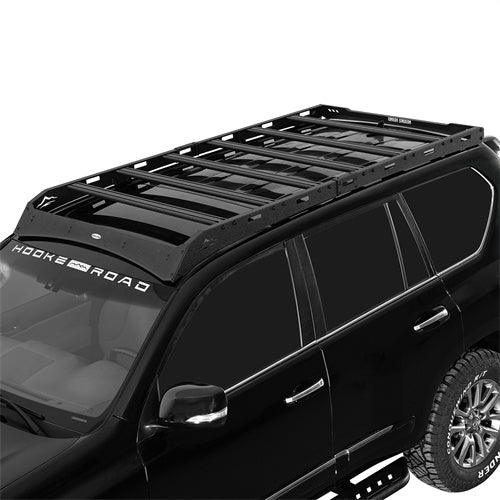 Hooke Road 2010-2023 Lexus GX460 Roof Rack with 6 Aluminum Cross Bars b4603s 2