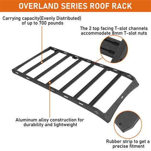 Load image into Gallery viewer, Hooke Road 2010-2023 Lexus GX460 Roof Rack with 6 Aluminum Cross Bars b4603s 8
