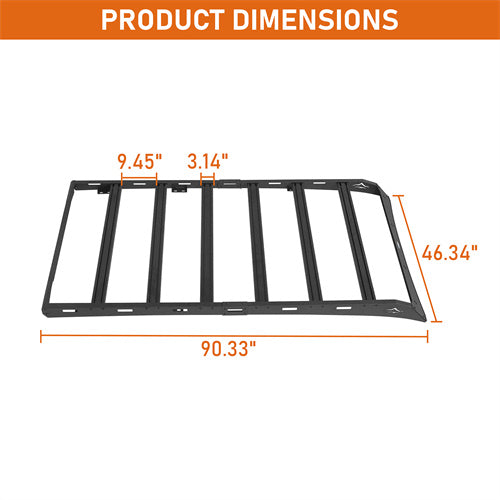 Load image into Gallery viewer, Hooke Road 2010-2023 Lexus GX460 Roof Rack with 6 Aluminum Cross Bars b4603s 9
