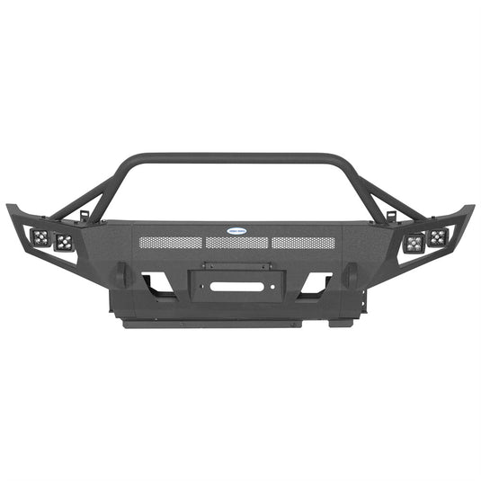 Hooke Road 2012-2015 Toyota Tacoma Front Bumper with Winch Plate & Skid Plate b4102 4