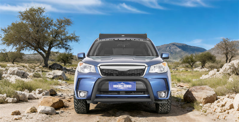 Load image into Gallery viewer, Hooke Road 2014-2018 Subaru Forester Steel Front Bumper Guard Bull Light Bar b4736s 7
