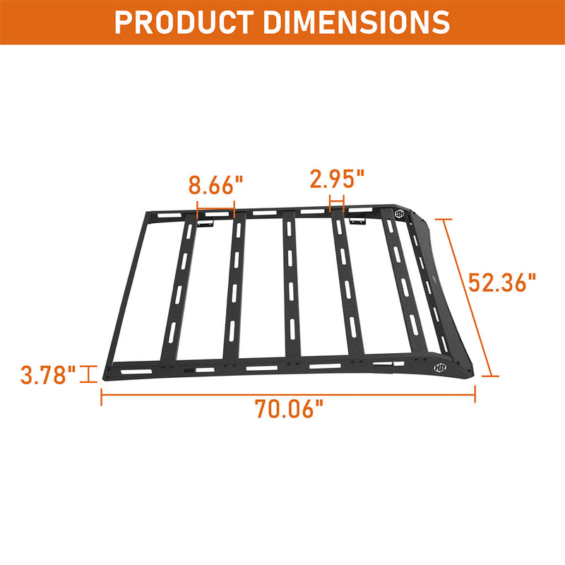 Load image into Gallery viewer, 2014-2021 Toyota Tundra CrewMax Roof Rack System with 5 Cross Bars Hooke Road b5028 5
