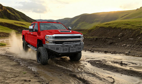 For Chevy Silverado 1500 2014-2015 W/ Tow Hook Hole Front Bumper For Chevy Silverado 1500 2014-2015 W/ Tow Hook Hole Front Bumper