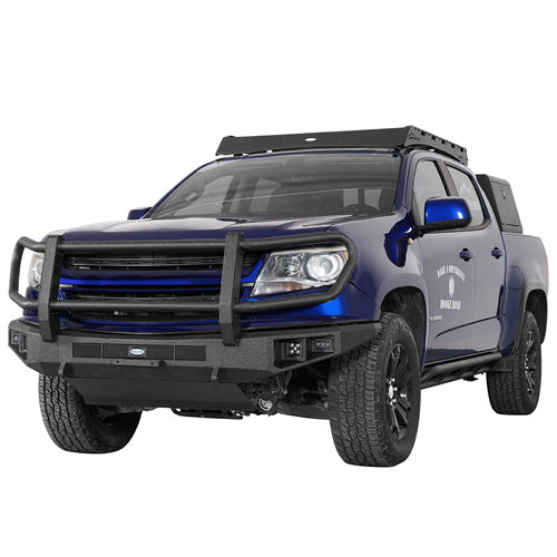 Hooke Road 2015-2020 Chevy Colorado Front Bumper w/ Grille Guard b9120abs 2