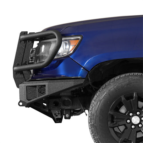 Hooke Road 2015-2020 Chevy Colorado Front Bumper w/ Grille Guard b9120abs 3