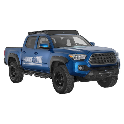 Hooke Road 2016-2023 Toyota Tacoma Steel Stubby Front Bumper b4231  3