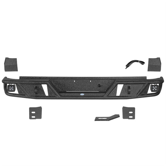2016-2023 Toyota Tacoma Tubular Rear Bumper Hooke Road b4240s 3