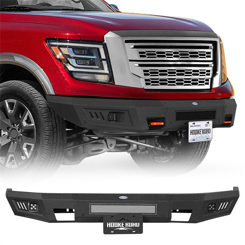 Hooke Road  2017-2024 Nissan Titan Front Bumper with 22