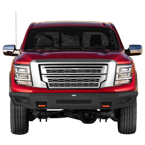 Hooke Road  2017-2024 Nissan Titan Front Bumper with 22