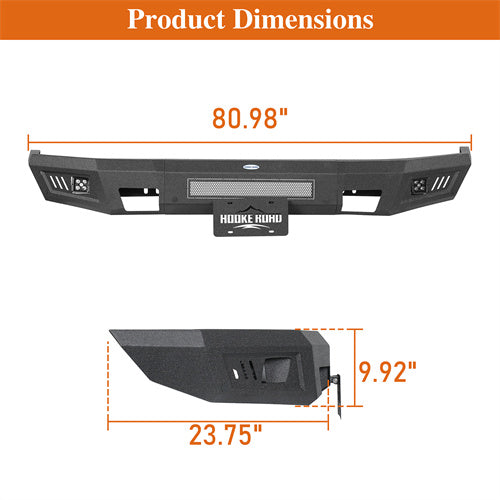 Load image into Gallery viewer, Hooke Road  2017-2024 Nissan Titan Front Bumper with 22&quot; LED light bar b5301 5
