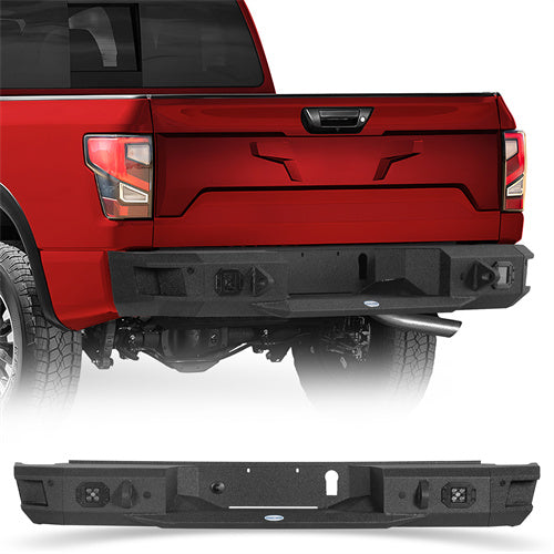 Load image into Gallery viewer, Hooke Road 2017-2024 Nissan Titan Rear Bumper Replacement b5303 1

