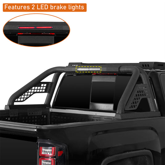 Hooke Road 22.1" Universal Truck Roll Bar for Ford F-150  & Chevy & GMC  & Ram  & Tundra & Jeep b9930 6