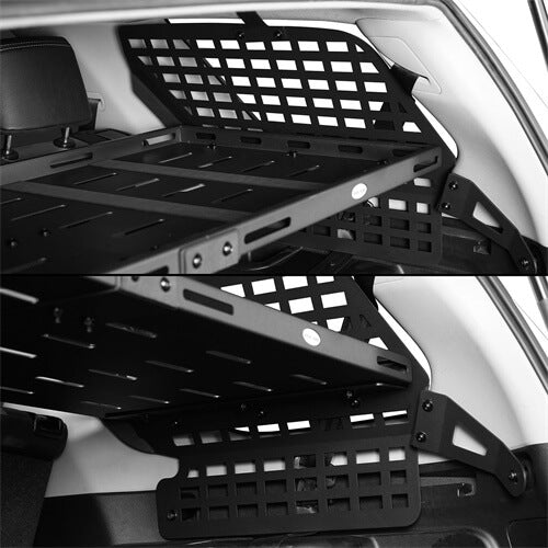 2010-2024 Toyota 4Runner Interior Cargo Rack & Rear Window Molle Panel Aftermarket Parts - Hooke Road b9803s 6
