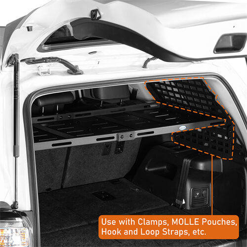 2010-2024 Toyota 4Runner Interior Cargo Rack & Rear Window Molle Panel ...