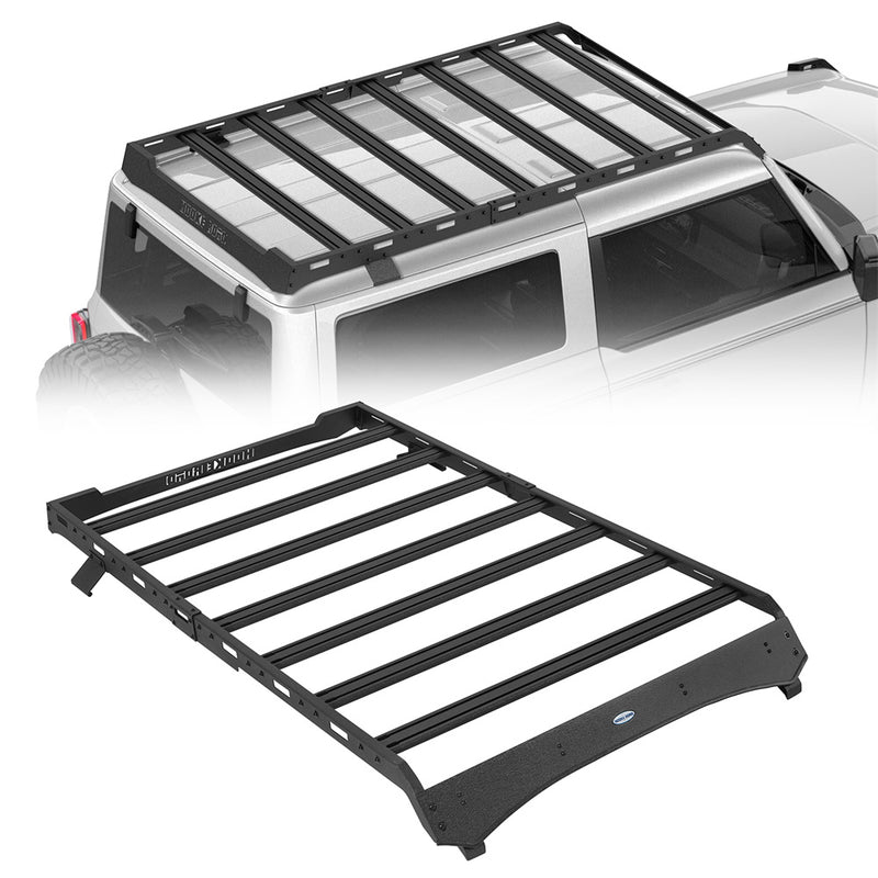 Load image into Gallery viewer, 2021-2026 2-Door Ford Bronco Roof Rack Luggage Rack 4x4 Truck Parts Hooke Road b8929-2s 1
