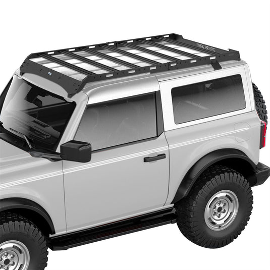 2021-2026 2-Door Ford Bronco Roof Rack Luggage Rack 4x4 Truck Parts Hooke Road b8929-2s 3