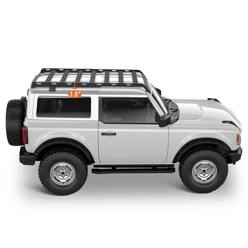 Load image into Gallery viewer, 2021-2026 2-Door Ford Bronco Roof Rack Luggage Rack 4x4 Truck Parts Hooke Road b8929-2s 6
