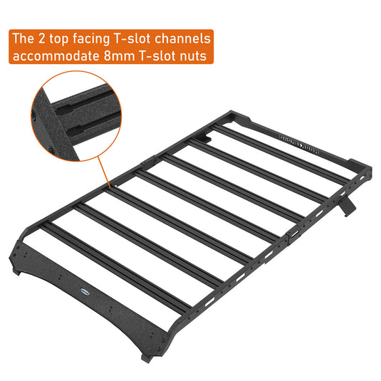 2021-2026 2-Door Ford Bronco Roof Rack Luggage Rack 4x4 Truck Parts Hooke Road b8929-2s 8