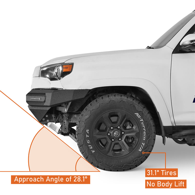Load image into Gallery viewer, Aftermarket Full Width Front Bumper 2014-2024 Toyota 4Runner Hooke Road       b9825s 6
