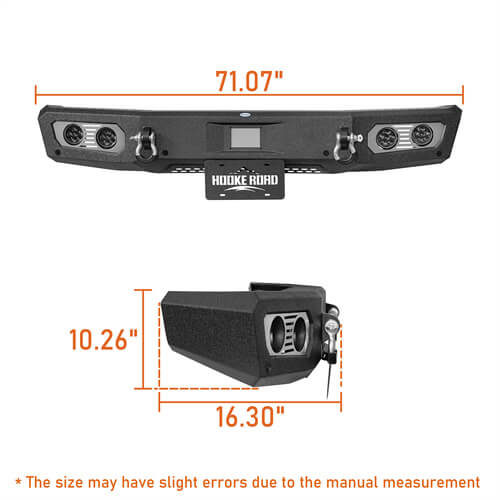 Load image into Gallery viewer, Aftermarket Front Bumper Off Road Parts w/D-Rings &amp; LED Lights For 2021-2023 Ford Bronco - Hooke Road b8922s 23
