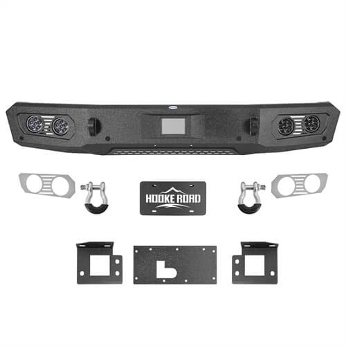 Load image into Gallery viewer, Aftermarket Front Bumper Off Road Parts w/D-Rings &amp; LED Lights For 2021-2023 Ford Bronco - Hooke Road b8922s 24
