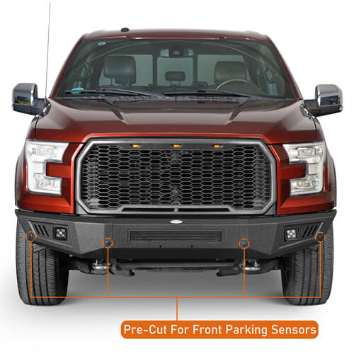 2015-2017 Ford F-150 Front Bumper Aftermarket Bumper Pickup Truck Parts - Hooke Road b8281 13