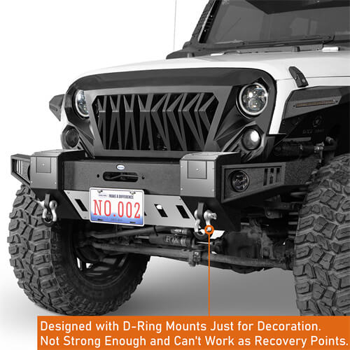 Load image into Gallery viewer, 2007-2018 Jeep Wrangler JK Front Bumper Jeep JK Accessories - Hooke Road b2092s 15
