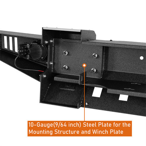 2007-2018 Jeep Wrangler JK Front Bumper Jeep JK Accessories - Hooke Road b2092s 18