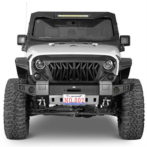 Load image into Gallery viewer, 2007-2018 Jeep Wrangler JK Front Bumper Jeep JK Accessories - Hooke Road b2092s 3
