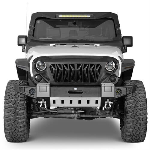 2007-2018 Jeep Wrangler JK Front Bumper Jeep JK Accessories - Hooke Road b2092s 8