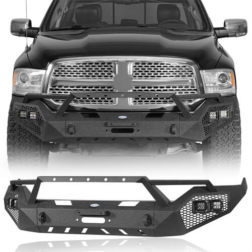Load image into Gallery viewer, 2013-2018 Ram 1500 Aftermarket Front Bumper 4x4 Truck Parts - Hooke Road b6020s 2
