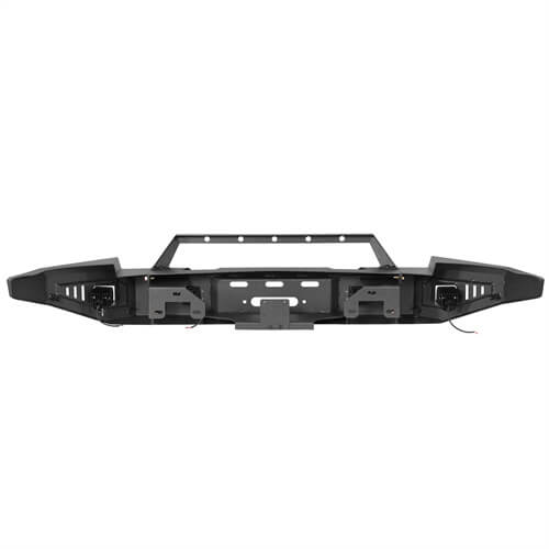 Hooke Road Aftermarket Full Width Front Bumper 4x4 Truck Parts For 2014-2015 Chevy Silverado 1500 b9028 21