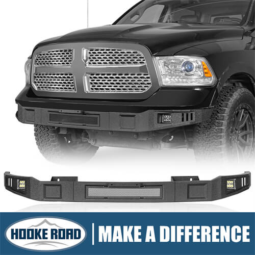 Load image into Gallery viewer, Aftermarket Full Width Front Bumper 4x4 Parts For 2013-2018 Ram 1500 - Hooke Road b6026s 1
