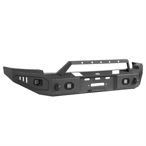 07-13 Chevy Silverado 1500 Aftermarket Full Width Front Bumper 4x4 Parts - HookeRoad b9027 0