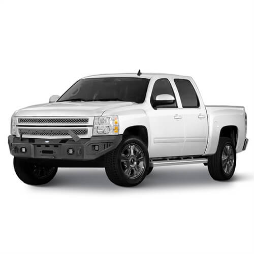 Load image into Gallery viewer, 07-13 Chevy Silverado 1500 Aftermarket Full Width Front Bumper 4x4 Parts - HookeRoad b9027 6
