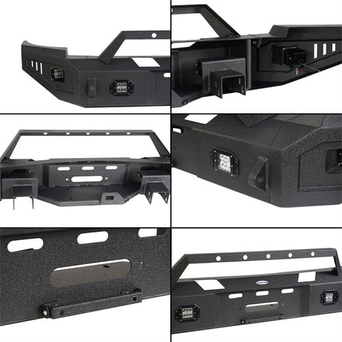 07-13 Chevy Silverado 1500 Aftermarket Full Width Front Bumper 4x4 Parts - HookeRoad b9027 9