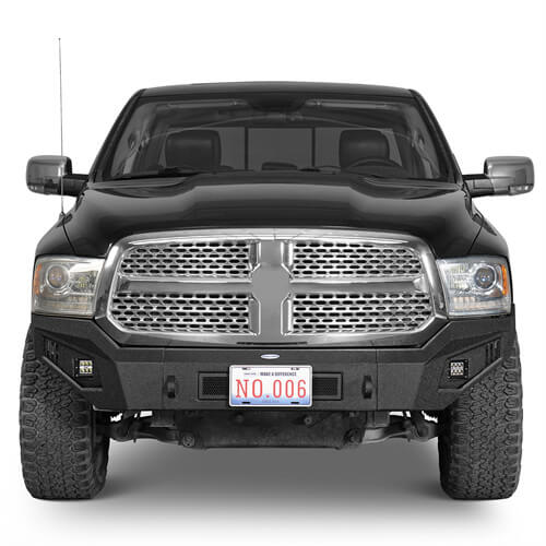 Load image into Gallery viewer, Aftermarket Full Width Front Bumper 4x4 Truck Parts For 2013-2018 Dodge Ram 1500 - Hooke Road b6021 3
