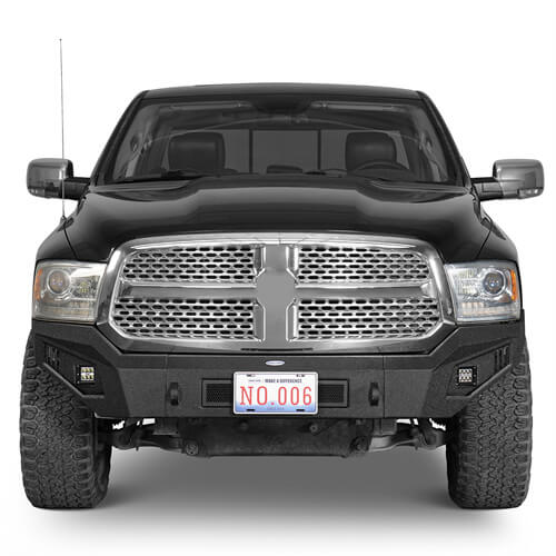 Aftermarket Full Width Front Bumper 4x4 Truck Parts For 2013-2018 Dodge Ram 1500 - Hooke Road b6021 3