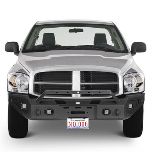 Aftermarket Full-Width Ram 1500 Front Bumper Pickup Truck Parts For 2006-2008 Ram 1500 - Hooke Road b6505 3