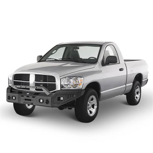 Load image into Gallery viewer, Aftermarket Full-Width Ram 1500 Front Bumper Pickup Truck Parts For 2006-2008 Ram 1500 - Hooke Road b6505 5
