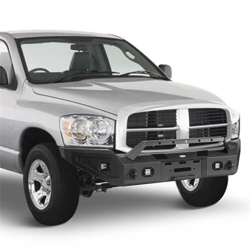 Load image into Gallery viewer, Aftermarket Full-Width Ram 1500 Front Bumper Pickup Truck Parts For 2006-2008 Ram 1500 - Hooke Road b6505 6
