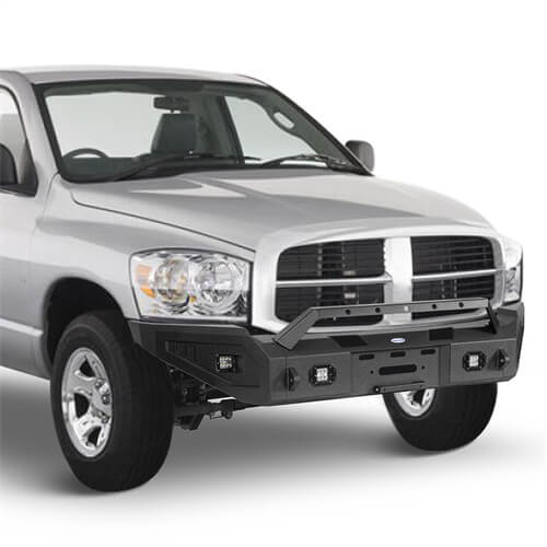 Aftermarket Full-Width Ram 1500 Front Bumper Pickup Truck Parts For 2006-2008 Ram 1500 - Hooke Road b6505 6